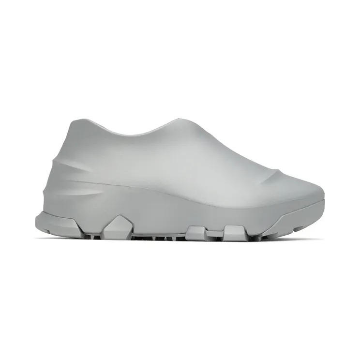 Givenchy Silver Monumental Mallow Low Sneakers (BHZ013H13W)