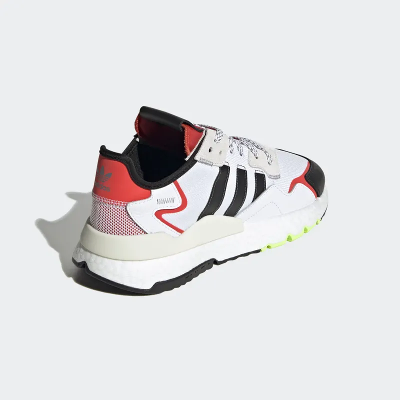 adidas Nite Jogger White Black Red Cloud White/Core Black/Hi-Res Red (EH1293)