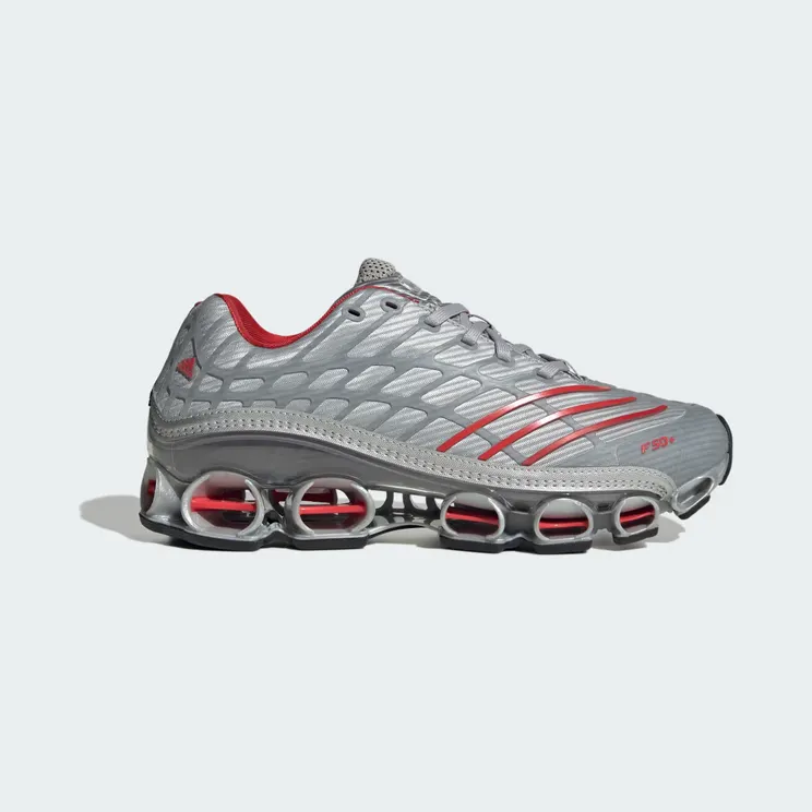 adidas Megaride F50 “Core Black / Pure Ruby / Grey Six” (KI4742)