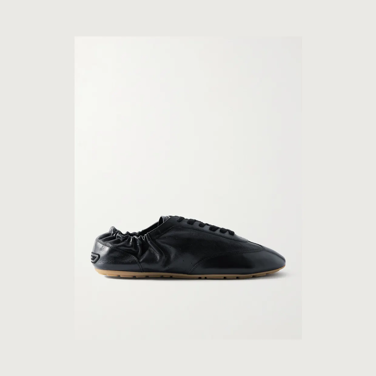 Saint Laurent Lewis Full-Grain Leather Sneakers Black (86256825V00)