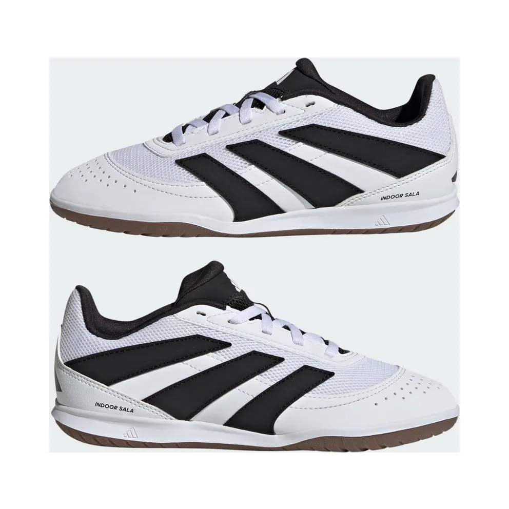 adidas Predator Club Indoor Sala Cloud White Core Black Lucid Lemon (JR7026)