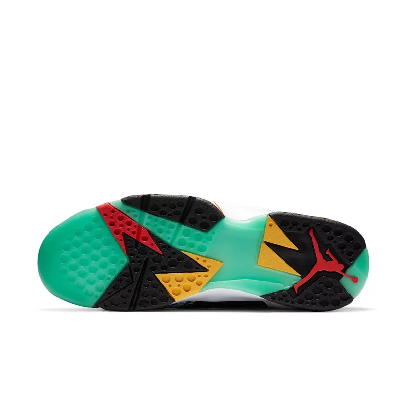 Jordan 7 Retro Greater China White/Chile Red-Black-Metallic Gold (CW2805-160)