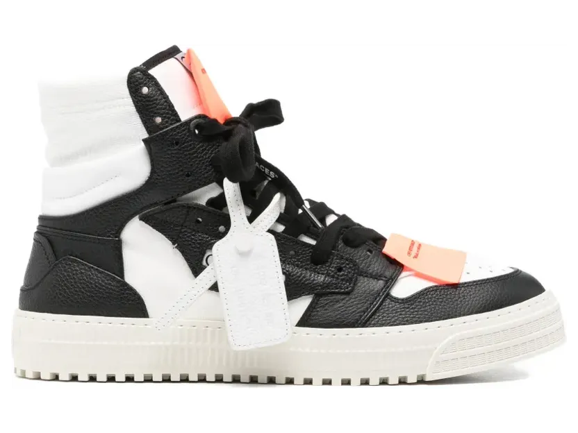 Off-White High-Top-Sneakers mit Schnürung “Black” (M065S6L001)
