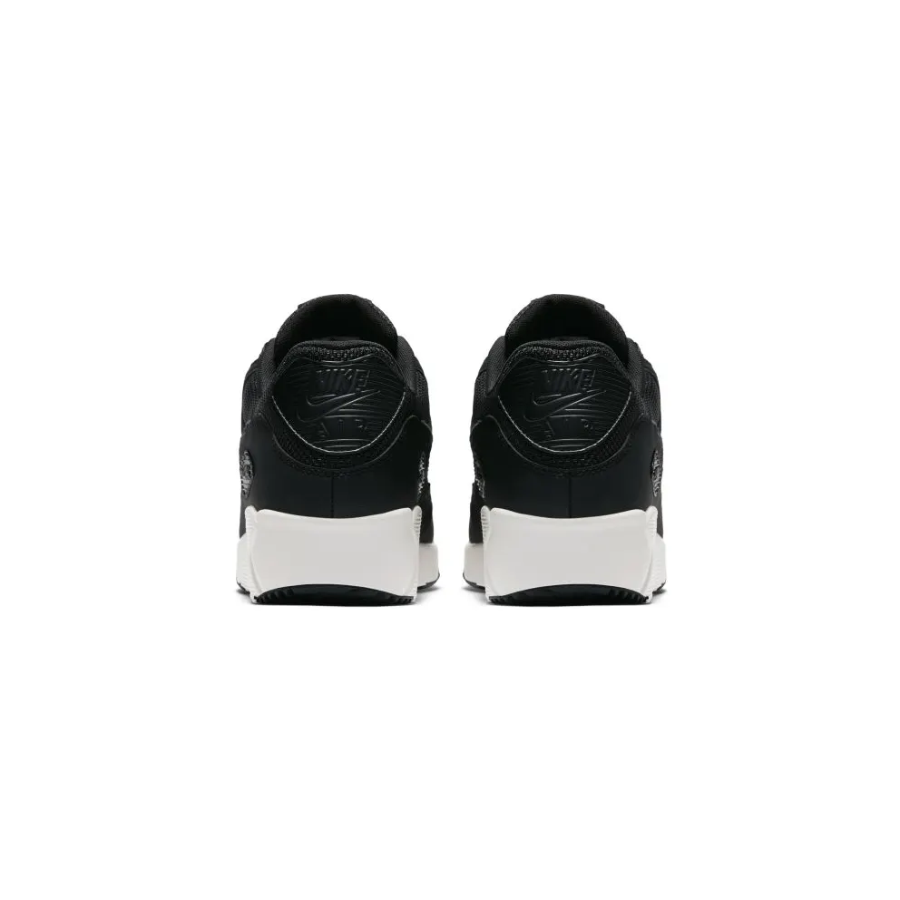 Nike Air Max 90 Ultra 2.0 Leather Black Black/White (924447-001)