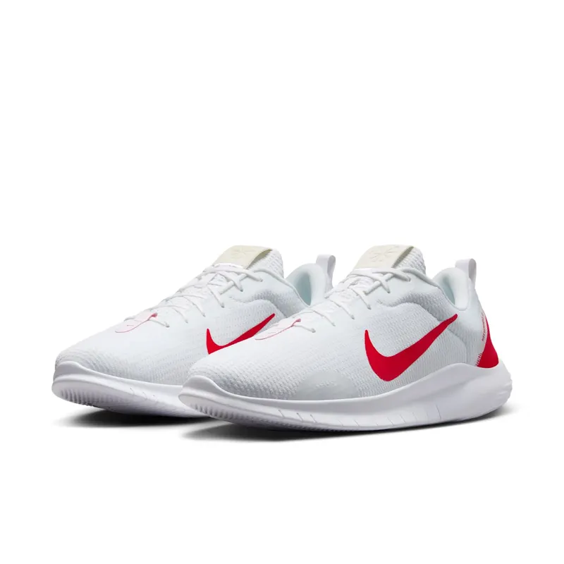 Nike Flex Experience Run 12 White University Red (DV0740-102)