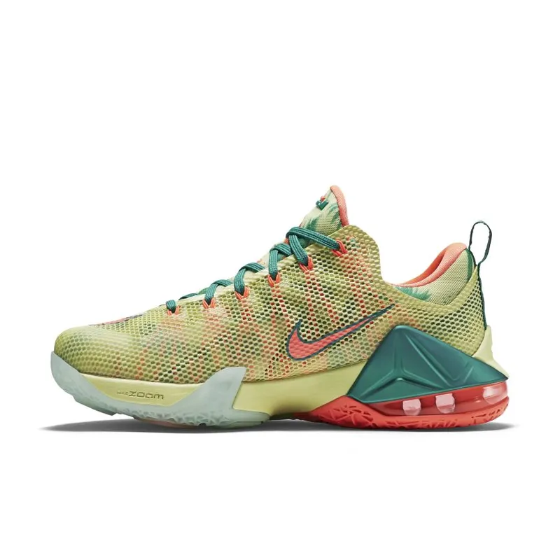 Nike LeBron 12 Low LeBronold Palmer PRM EP White/Lime-Bright Mango (805893-383)
