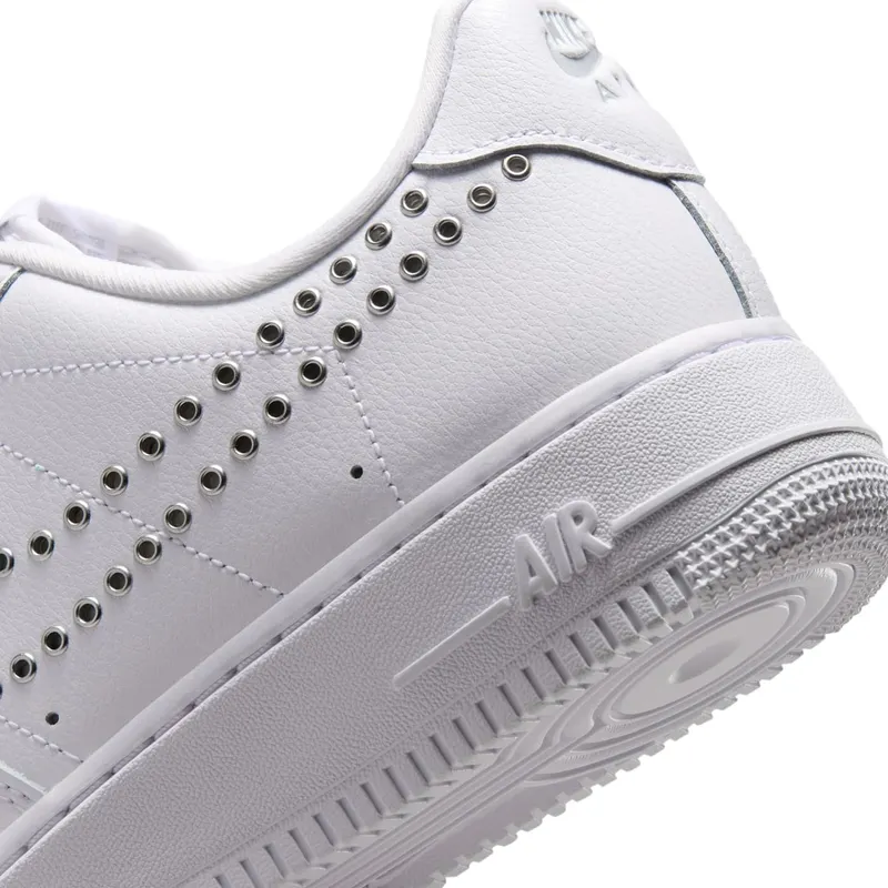 Nike Air Force 1 Low ’07 LV8 Triple White Metallic Silver (IW1234-100)