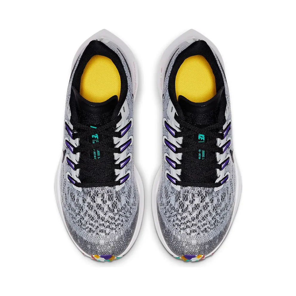 Nike Air Zoom Pegasus 36 White Black Hyper Grape (GS) White/Black-Hyper Grape (AR4149-100)