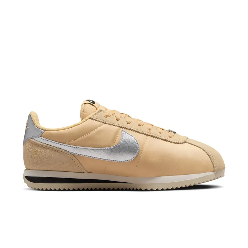 Nike Cortez Textile Sesame Light Orewood Brown Black Metallic Silver (DZ2795-201)