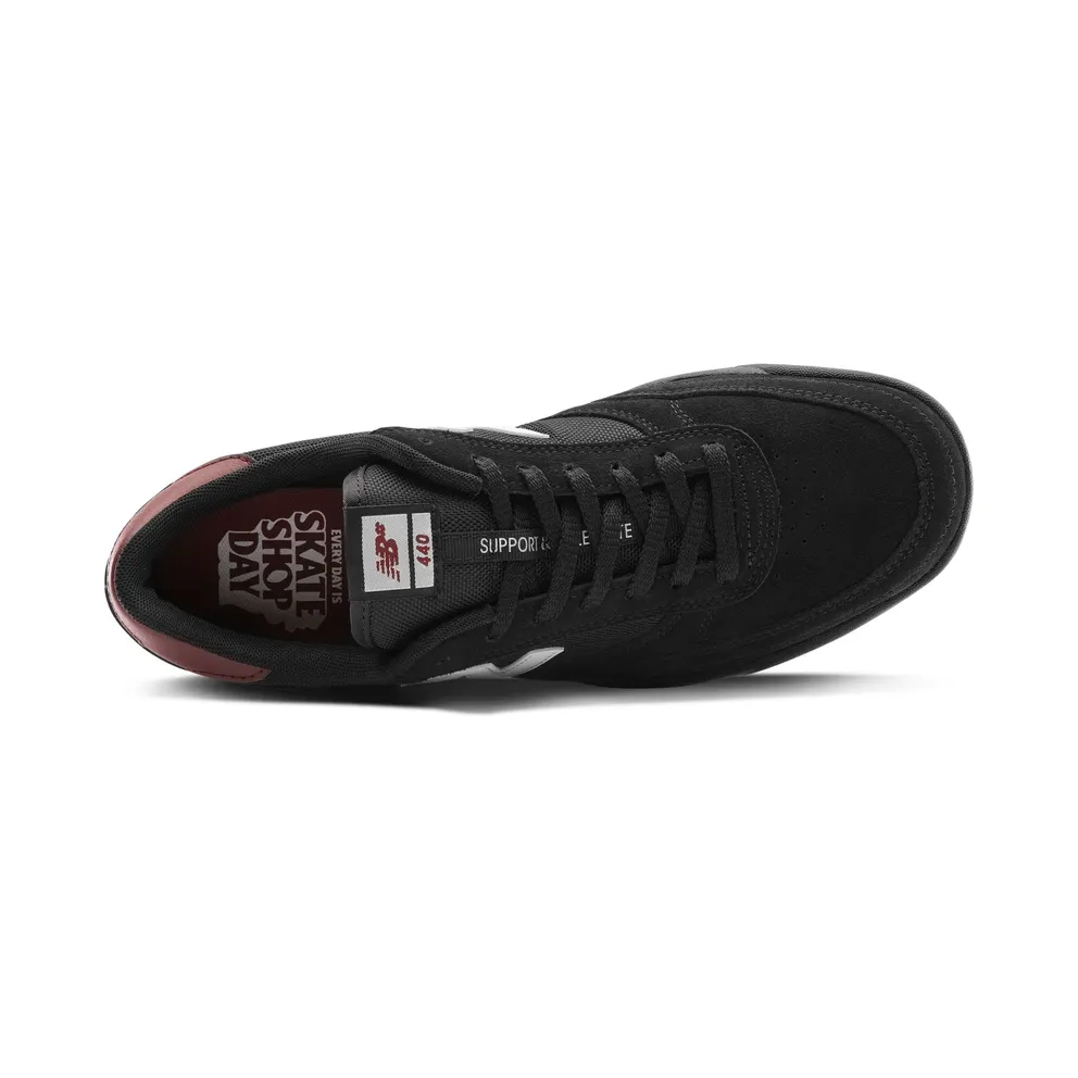 New Balance Numeric 440 Black Silver Dark Gum (NM440SDT)