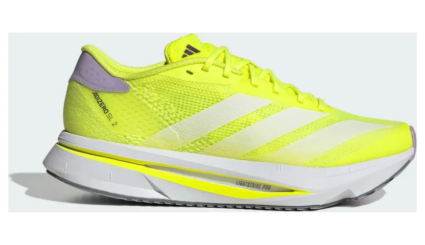 adidas Adizero SL2 “Solar Yellow / Cloud White / Powder Plum” (JQ3123)