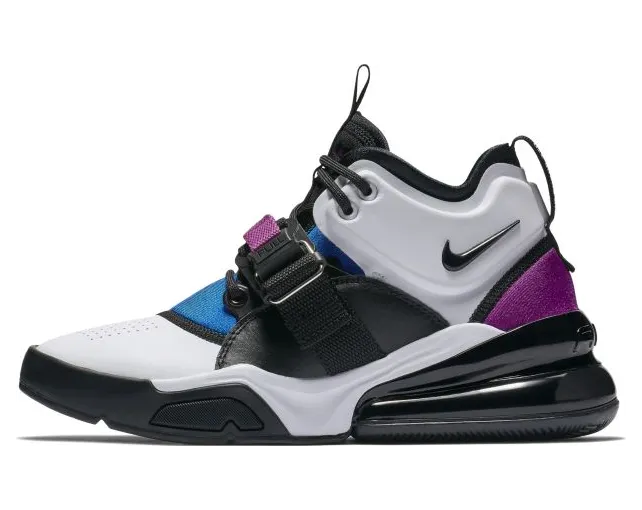 Nike Air Force 270 White Black Lyon Blue (GS)