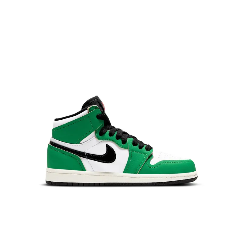 Jordan 1 Retro High Lucky Green (PS) Lucky Green/White-Black-Sail (CU0449-300)