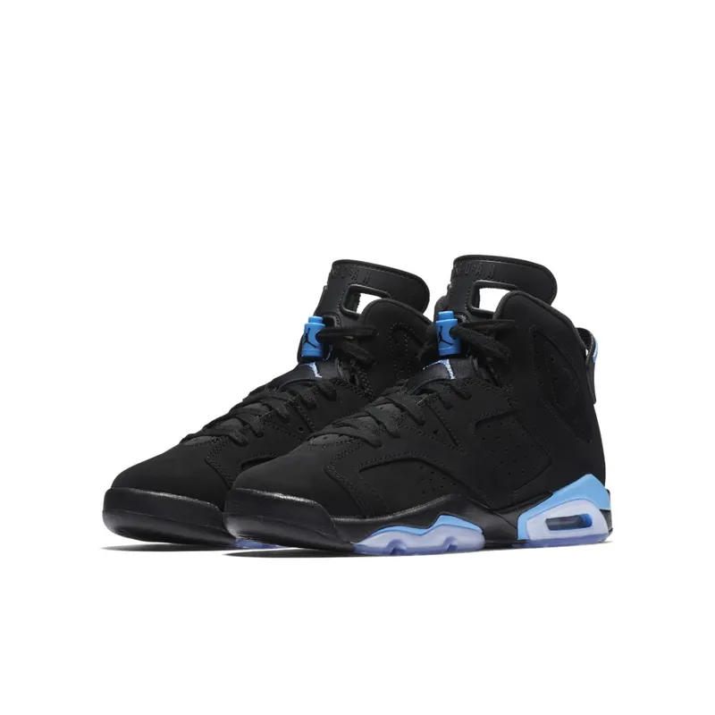 Jordan 6 Retro UNC (GS) Black/University Blue (384665-006)