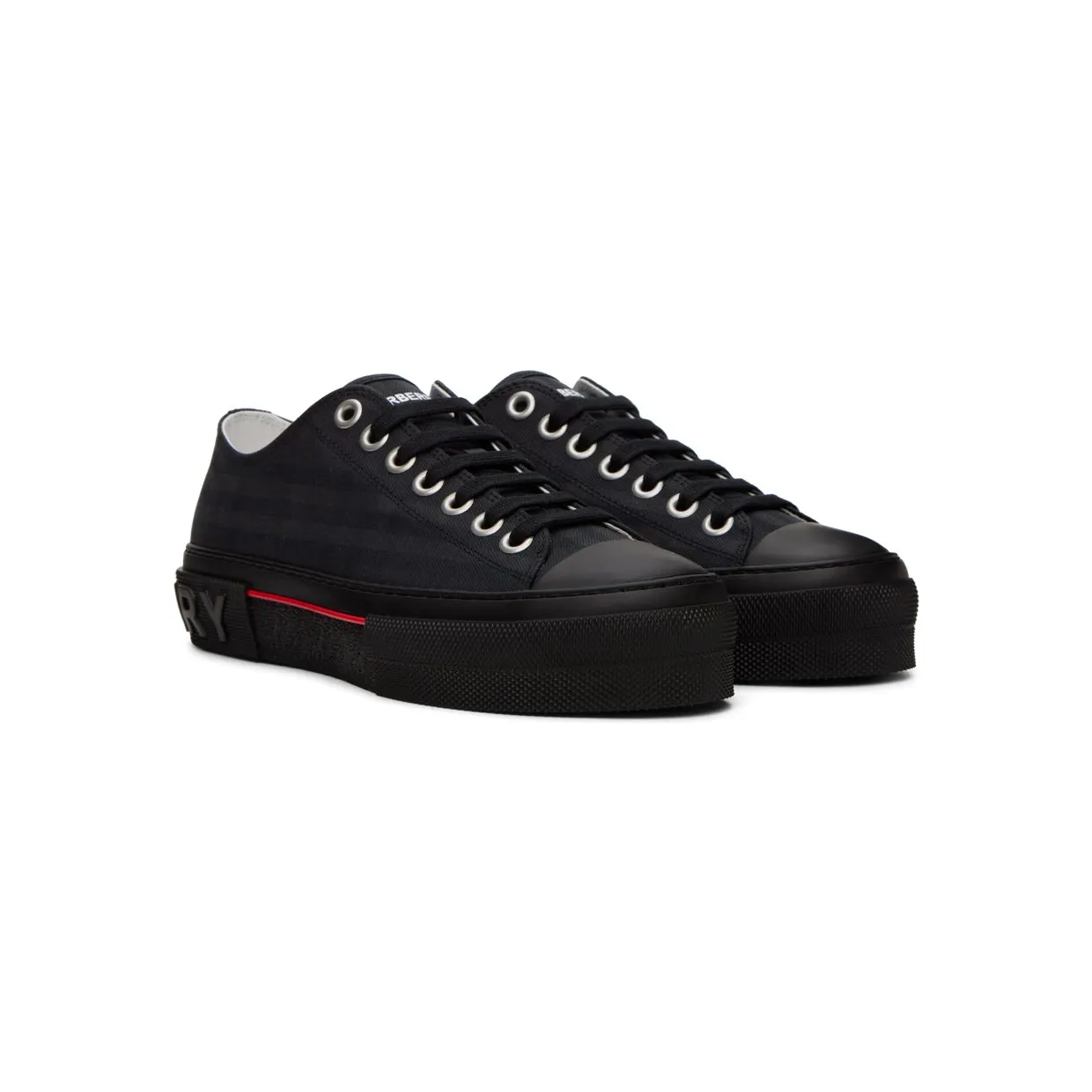 Burberry Black Vintage Check Sneakers (8057999) (4)