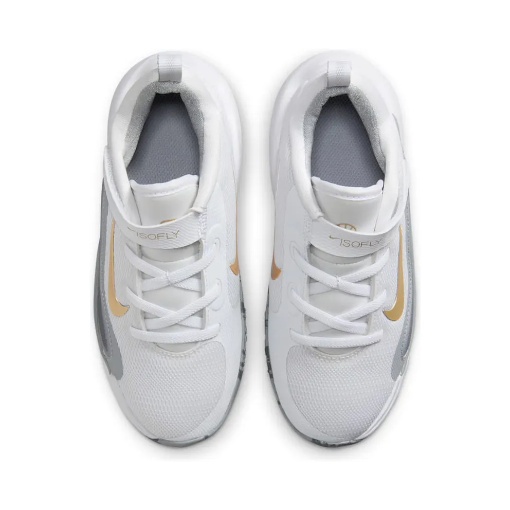 Nike IsoFly White Cool Grey Wolf Grey Metallic Gold Star (FQ7670-100)