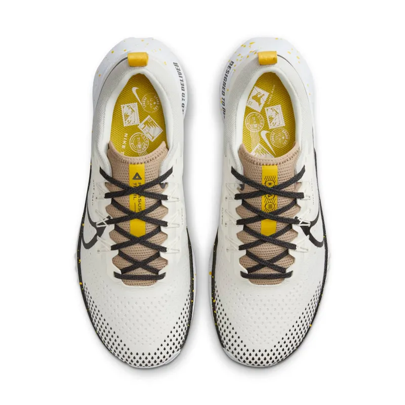 Nike React Pegasus Trail 4 Pale Ivory Black Yellow (DJ6158-100)