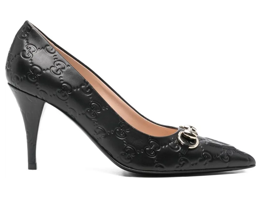 GUCCI Escarpins À Détail Mors Pour Femme, Taille 39 FR (853318AAD4U1000)