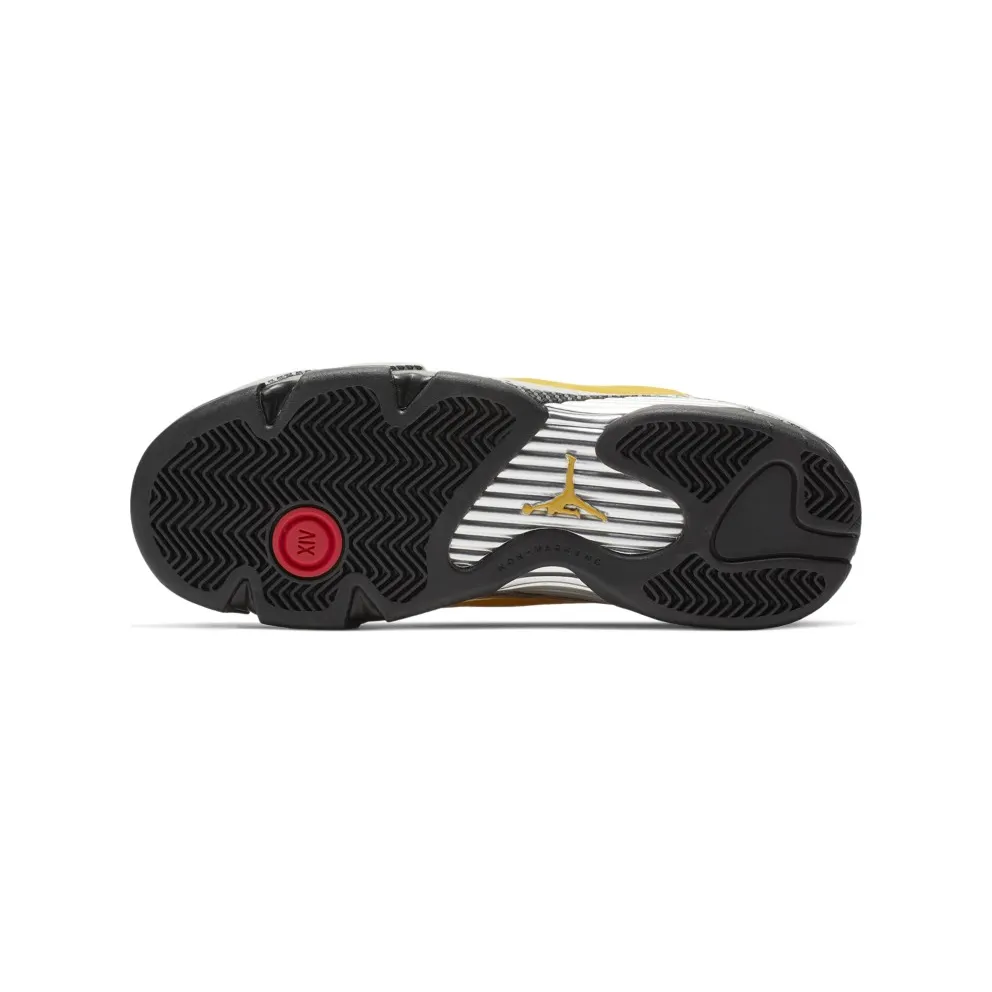 Jordan 14 Retro University Gold (GS) University Gold/Black-University Red-Metallic Silver (BV1218-706)