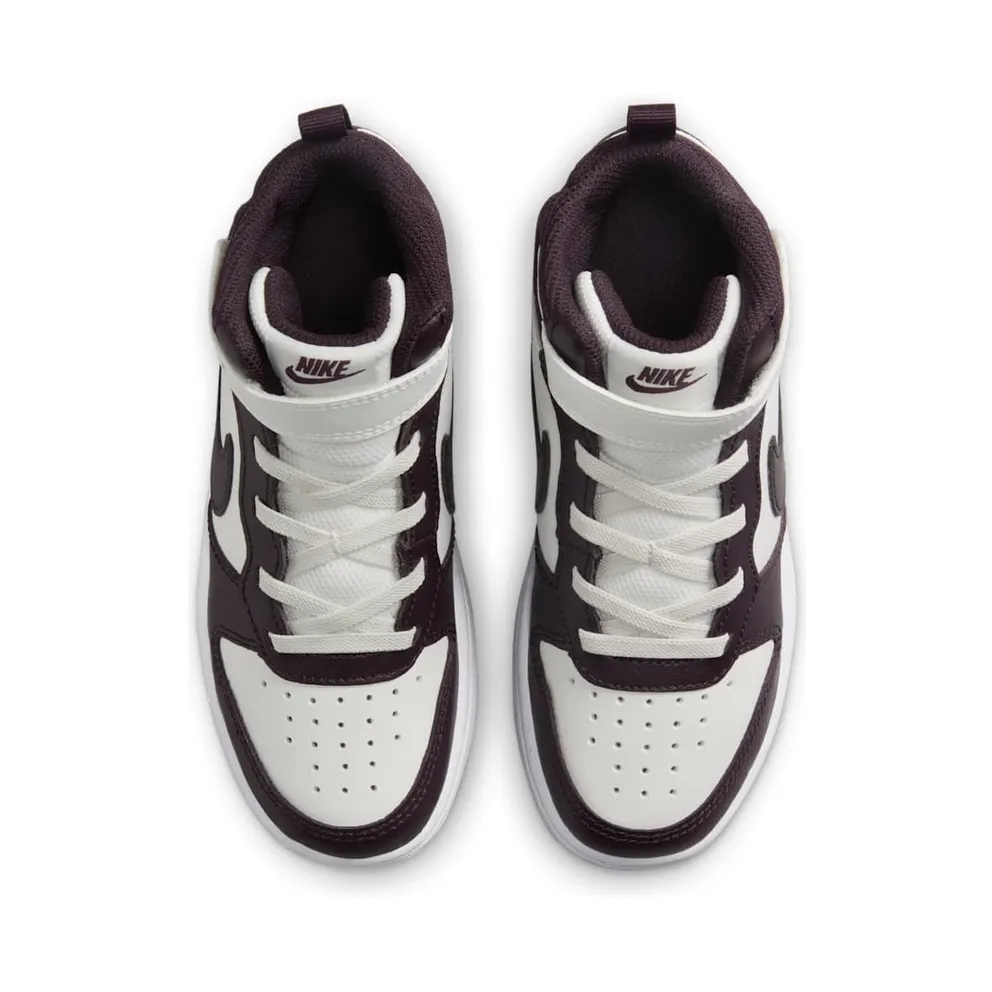 Nike Court Borough Mid 2 Sail White Burgundy Ash (CD7783-126)