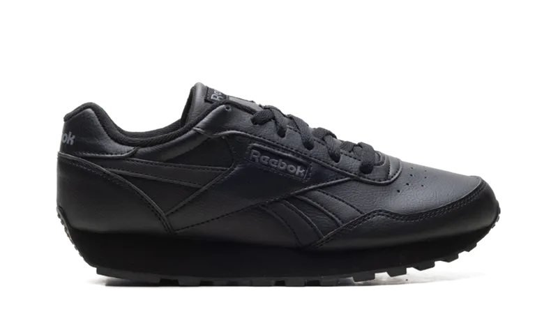 Reebok Rewind Run Shoes Black / Black / True Grey 7 (FY9721)