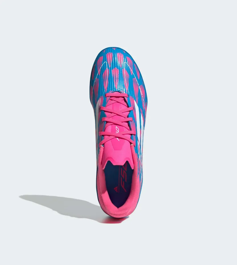adidas F50 League Turf Solar Blue Cloud White Solar Pink (IF1336)