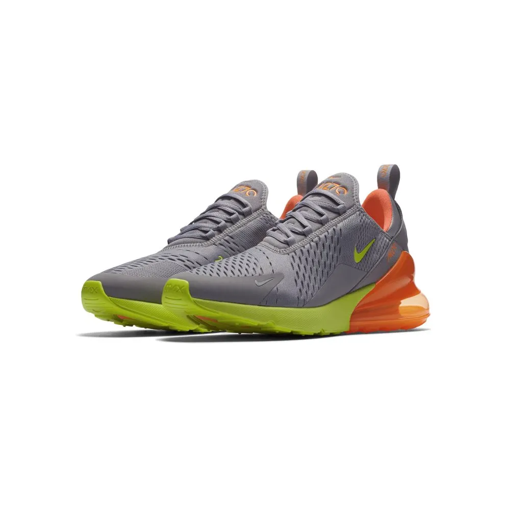 Nike Air Max 270 Grey Volt Orange Atmosphere Grey/Volt-Total Orange (AH8050-012)