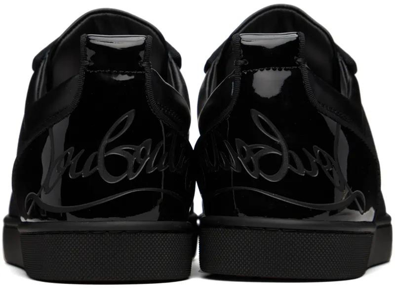 Christian Louboutin Black Louis Junior Spikes (3220716)
