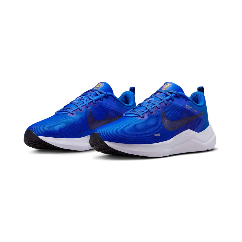 Nike Downshifter 12 “Racer Blue / High Voltage / Sundial / Black” (DD9293-402)