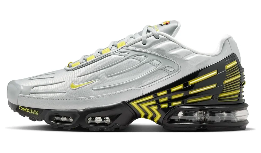 Nike Air Max Plus 3 Metallic Silver Opti Yellow (FZ4623-001)
