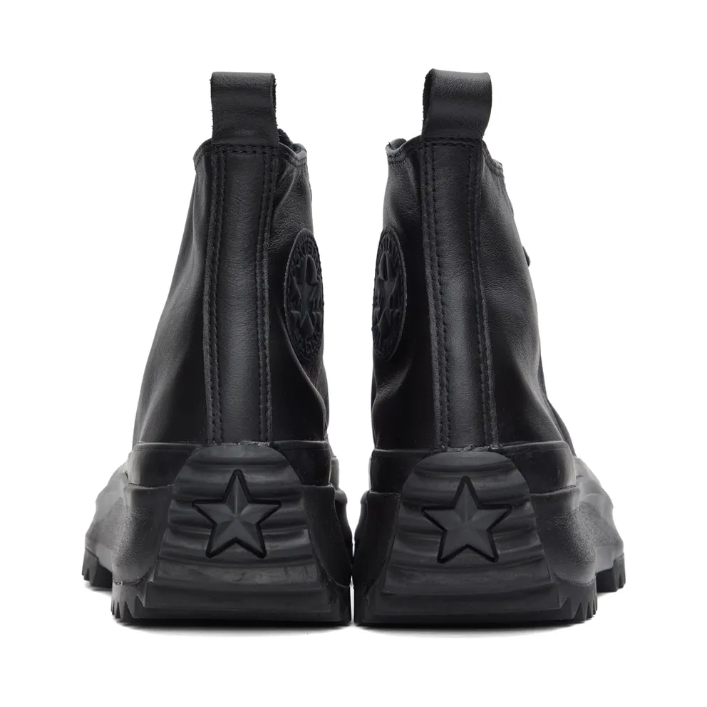 Converse Monocolor Leather Run Star Hike High Top Black/black/almost Black (170548C)