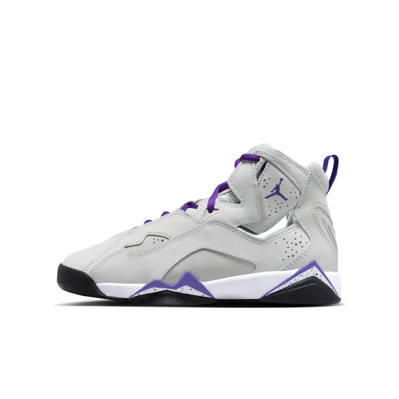 Jordan True Flight Light Base Grey White Black Purple Venom (343795-052)
