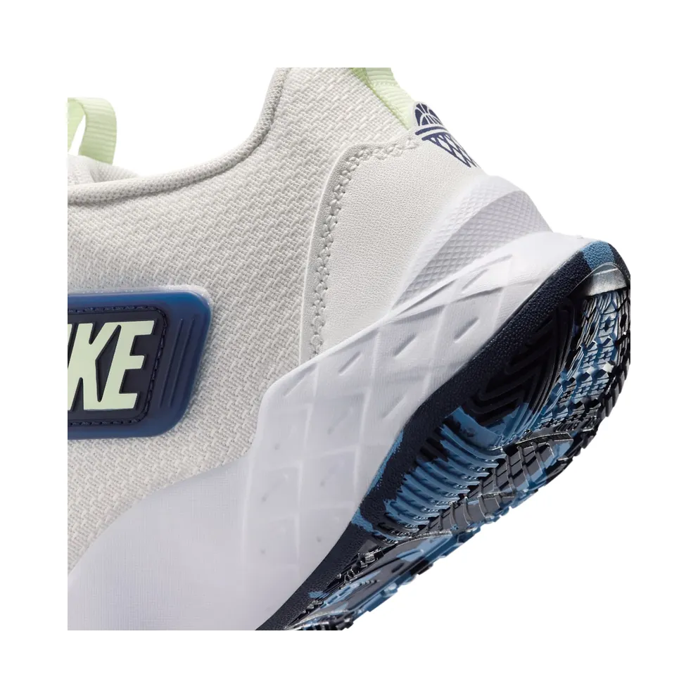 Nike Team Hustle D 12 White Midnight Navy Volt Tint (HF6279-104)