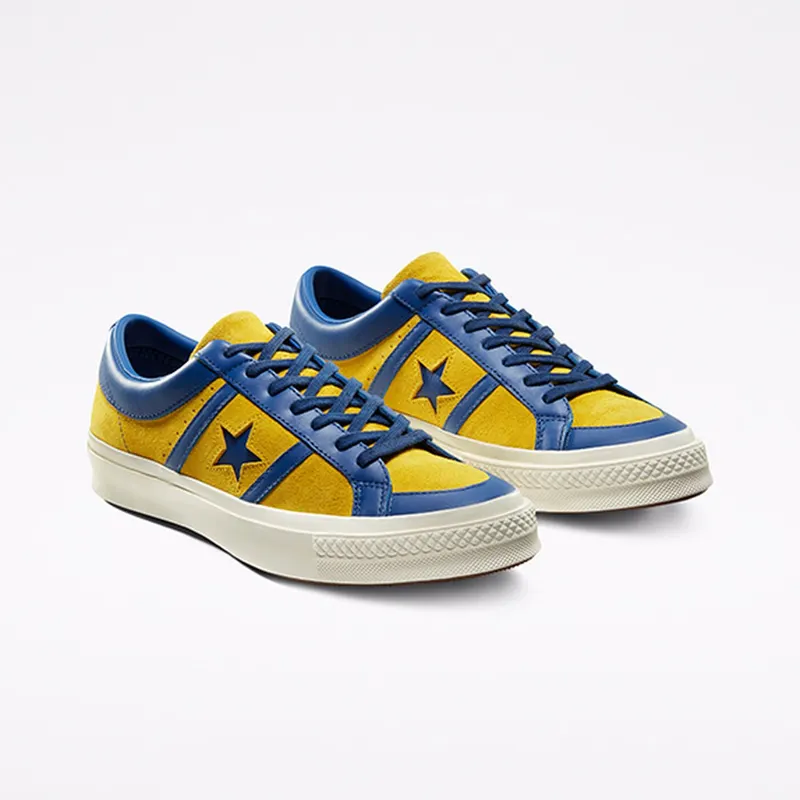 Converse One Star Academy Low Collegiate Suede Lemon Midnight Lake Lemon/Midnight Lake/Egret (167136C)