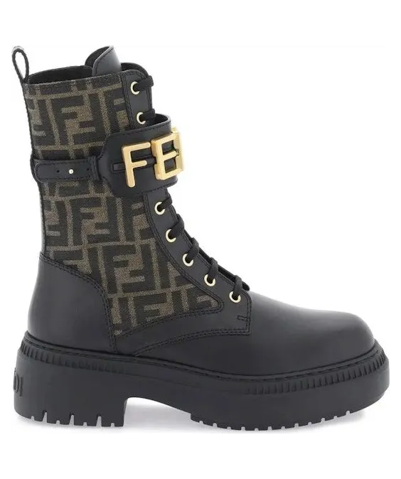 Fendi Fendigraphy Boot Brown FF Print (8T8355-AHGY-F0PMM)