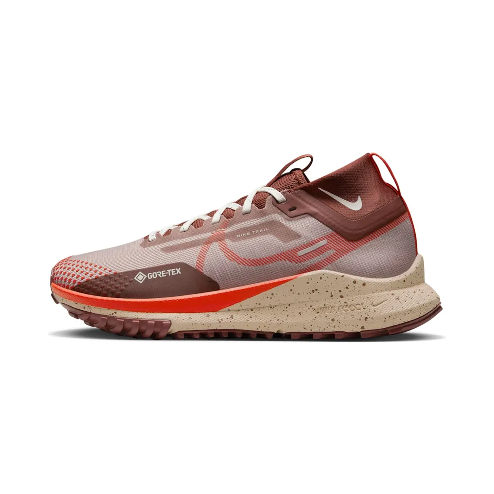 Nike React Pegasus Trail 4 Gore-Tex Diffused Taupe Dark Pony Sail Picante Red (DJ7929-200)
