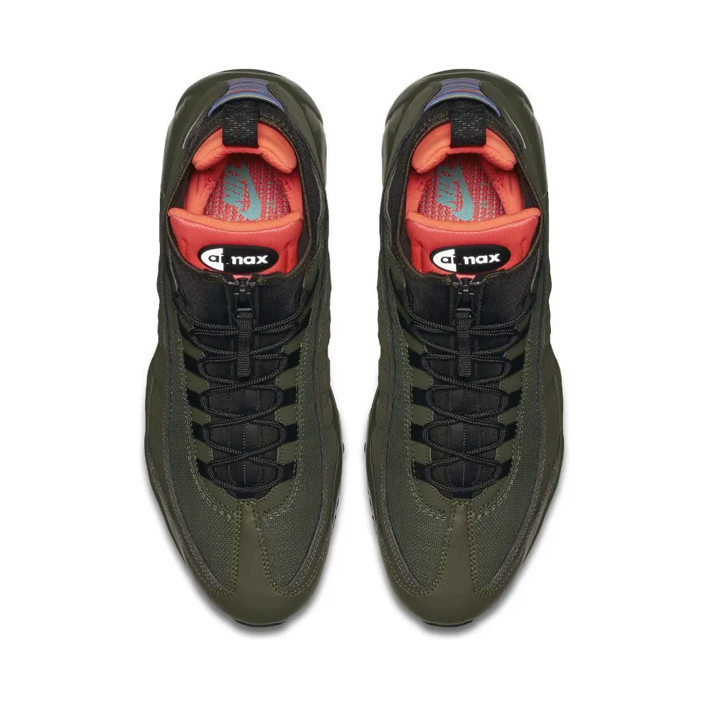 Nike Air Max 95 Sneakerboot Dark Loden Dark Loden/Black-Cargo Khaki-Bright Crimson (806809-300)