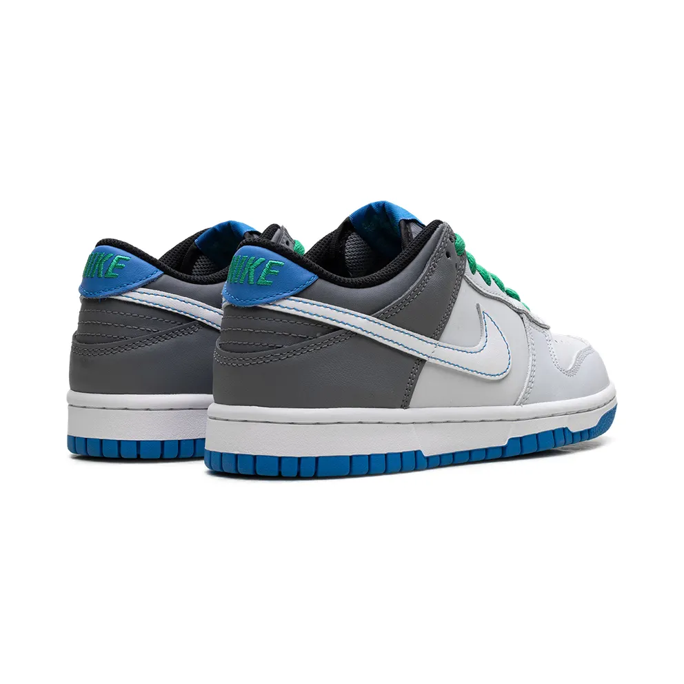Nike DUNK LOW Grade School “PURE PLATINUM PHOTO BLUE” (DH9765-004)
