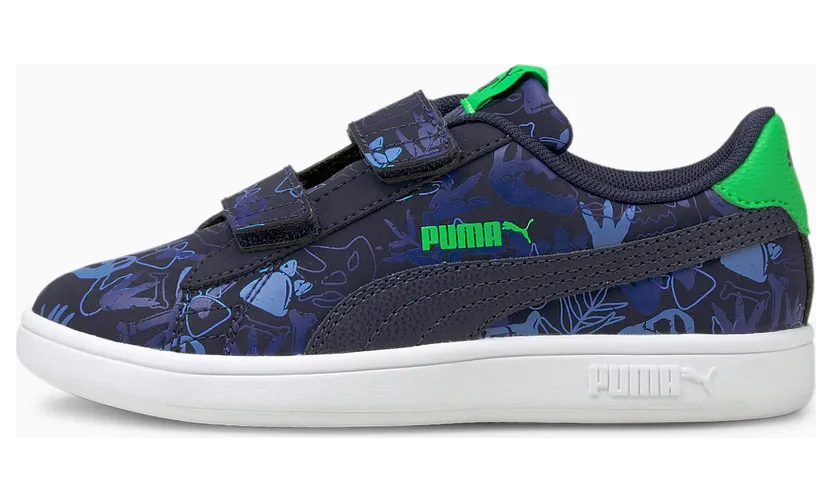 Puma Smash v2 Archeo Summer Kinder Blau (368792-01)