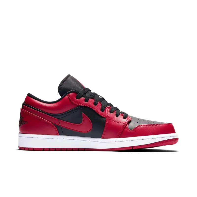 Jordan 1 Low Reverse Bred Gym Red/Black-Gym Red-White (553558-606)