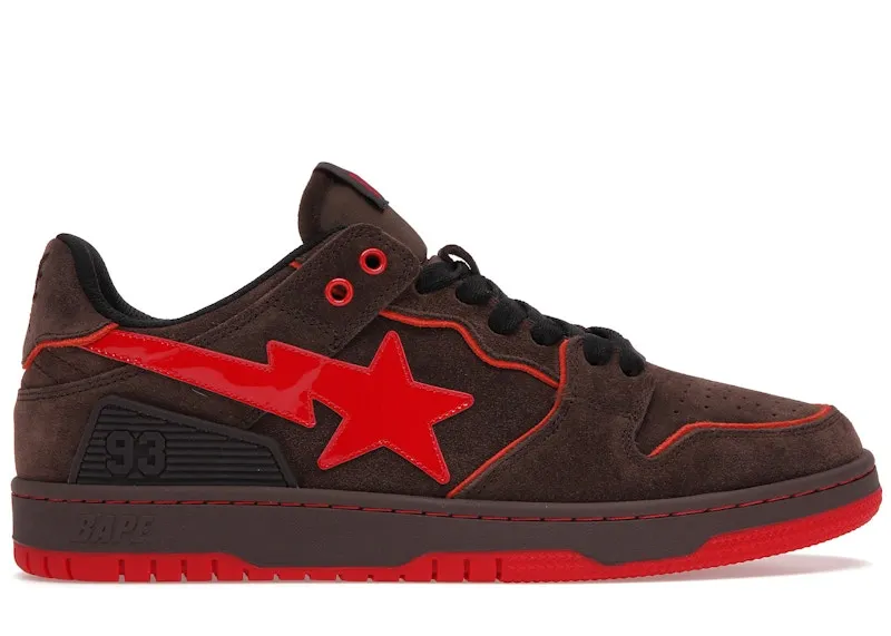 A Bathing Ape Bape SK8 Sta Brown (0ZXSHM191X31GBWP)