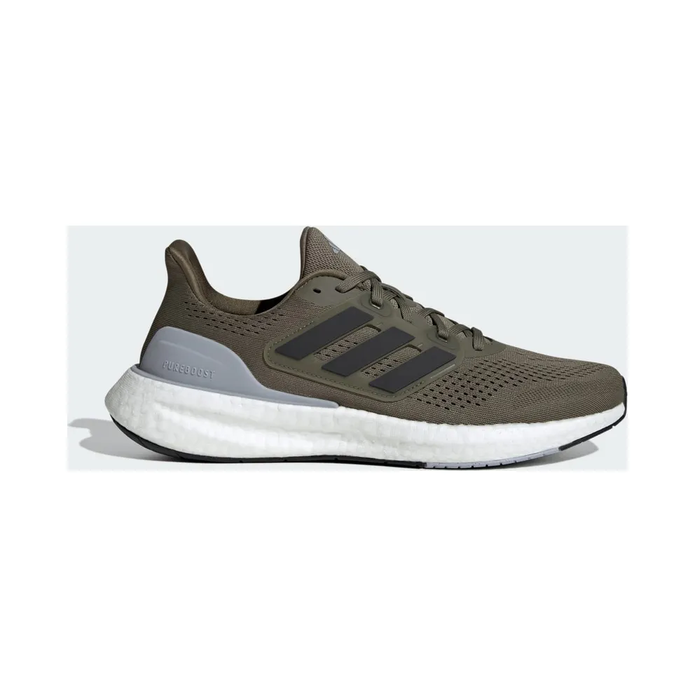 adidas Pureboost 23 Olive Strata Core Black Halo Silver (IF1548)