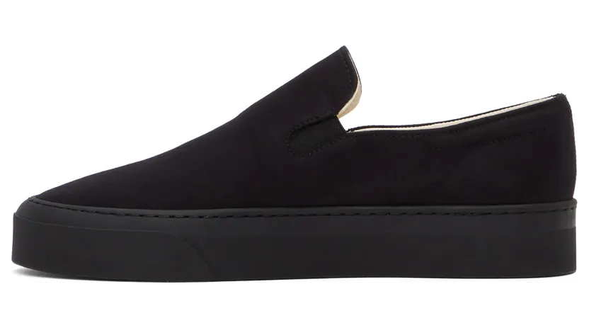 The Row Black Marie H Slip-On Sneakers (F1179-V20*) (3)
