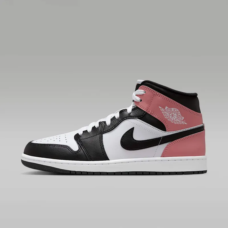 Jordan 1 Mid “White Rust Pink Black” (DQ8426-100)