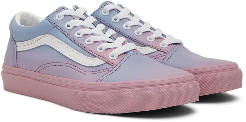Vans Kids Purple & Pink Old Skool Big Kids Sneakers (VN0A5EE6BD5)