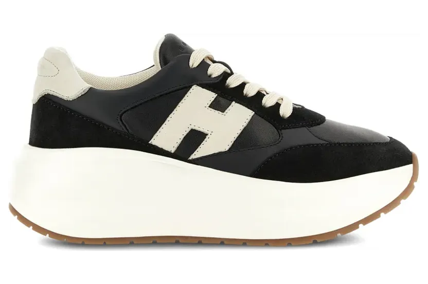 Hogan H696 Chunky Runner Sneakers – Schwarz (HXW6960GA40UHG)