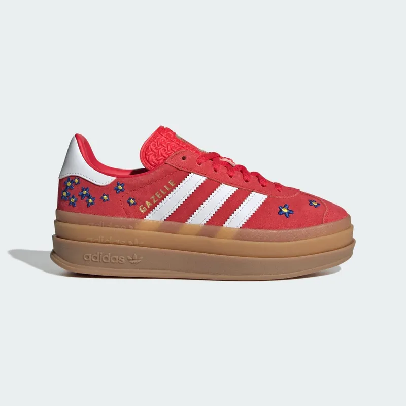 Adidas GAZELLE BOLD Shoes Pure Ruby / Cloud White / Gum (KI0374)