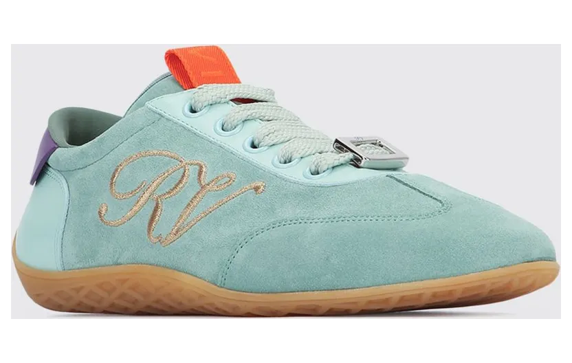 Roger Vivier Suede Sneakers Green (RVW79342800IRA788Z)