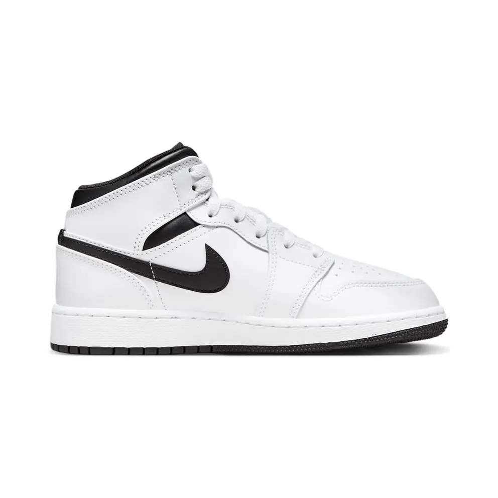 Air Jordan 1 Mid GS “White/Black” (DQ8423-132)
