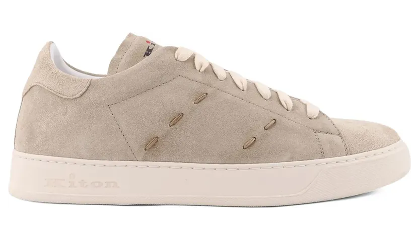 Kiton Sneakers aus Wildleder – Nude (USSA421N0141207SAND)